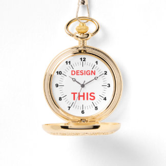 BEST. Guld Pocket Watch ⌚ Personlig Armbandsur