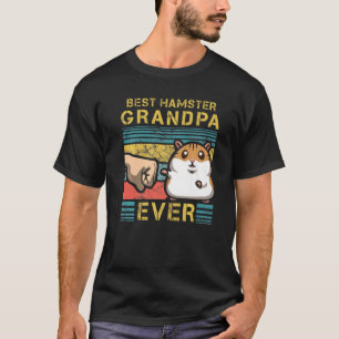 Best Hamster Grandpa nånsin Cavy Hammy pappa Pappa T Shirt