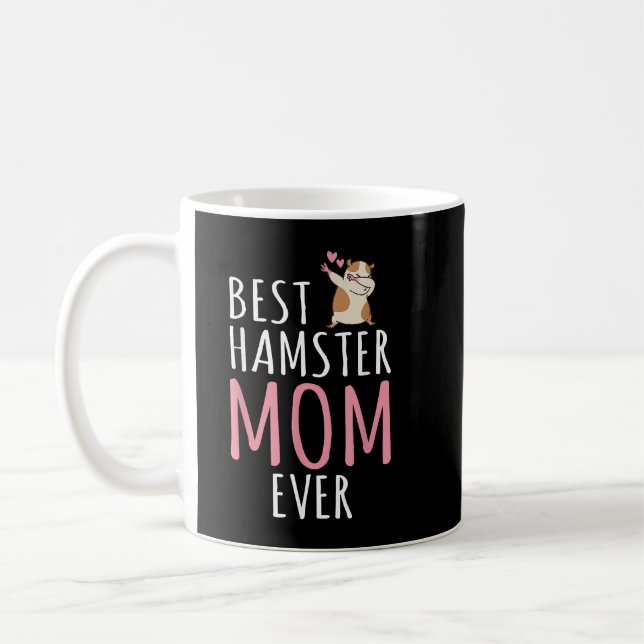 Best Hamster Mamma Cute Hamster Owner Kaffemugg (Vänster)