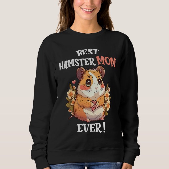 Best Hamster Mom Ever Cute Valentine's Day Girls H T Shirt (Framsida)