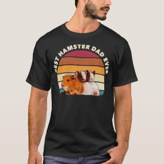 Best Hamster Pappa nånsin Retro Vintage Hamster An T Shirt