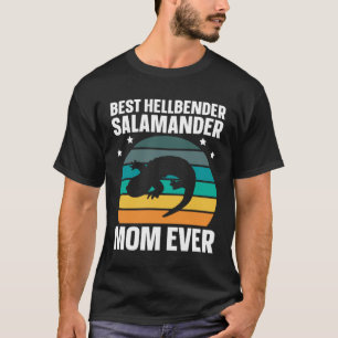 Best Hellbender Salamander Mamma biolog Retro T Shirt
