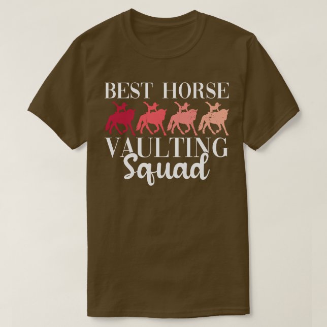 Best Horse Vaulting Squad Equestrian Vaulting Ho T Shirt (Design framsida)