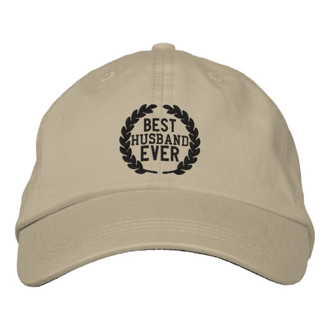 Best Husband Ever All Star SuperDad Embroidery Broderad Keps (Framsida)