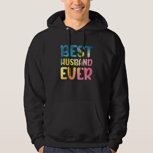 Best Husband Ever Father's Day Husband Hoodie (Framsida)