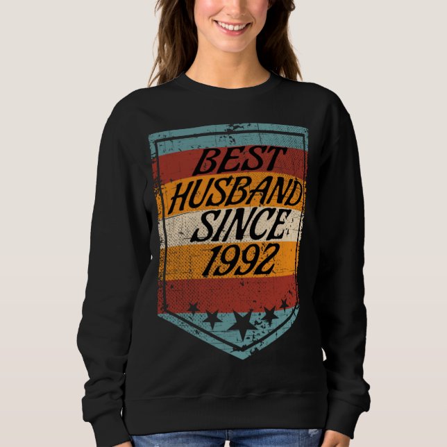 Best Husband since 1992 wedding married 1992 marri T Shirt (Framsida)