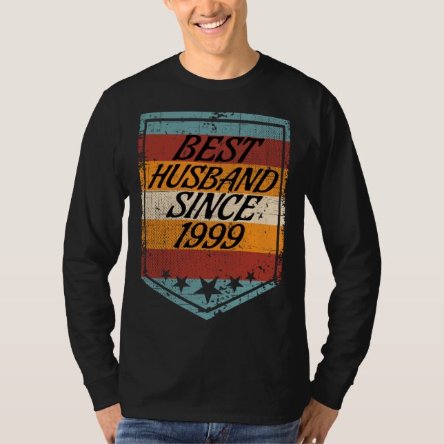 Best Husband since 1999 wedding married 1999 marri T Shirt (Framsida)