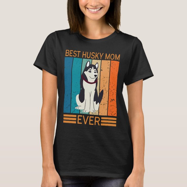 Best Husky Mamma, 5 T Shirt (Framsida)