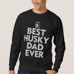 Best Husky Pappa Lång Ärmad Tröja
