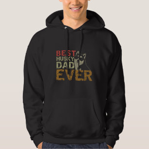 Best Husky Pappa någonsin Hoodie