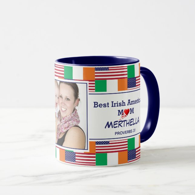 BEST IRISH AMERICAN MORSA Photo Mugg (Framsida höger)