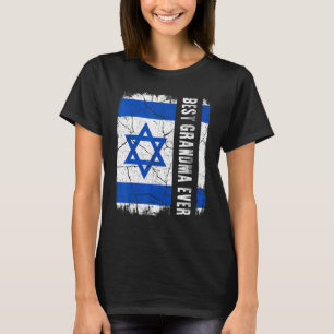 Best Israelis Grandma AldriIsrael Flagga Mor Da T Shirt