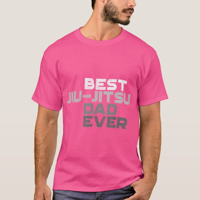 Best Jiu - Jitsu Pappa One Jiu Jitsu T Shirt (Framsida)