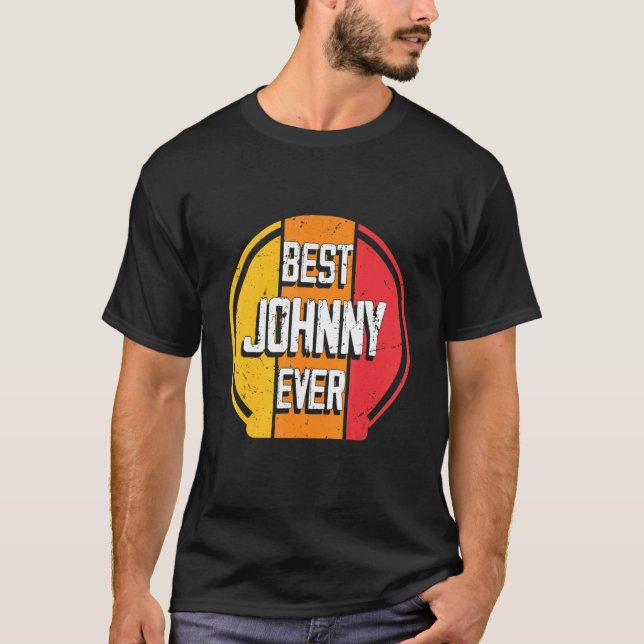 Best Johnny Aldriny Johnny Namn T Shirt (Framsida)