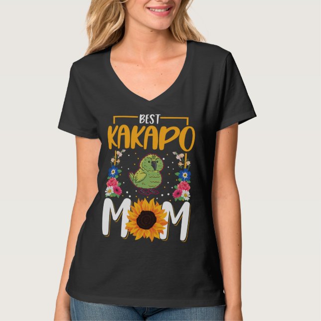 Best Kakapo Mom Ever Night Parrot Kakapo T Shirt (Framsida)