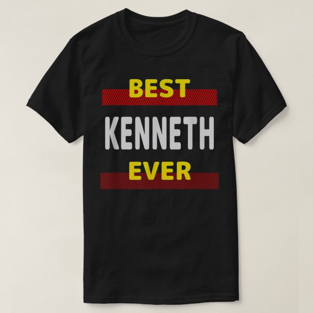 Best Kenneth Aldriends Namn Buddy Nickname Pers T Shirt (Design framsida)