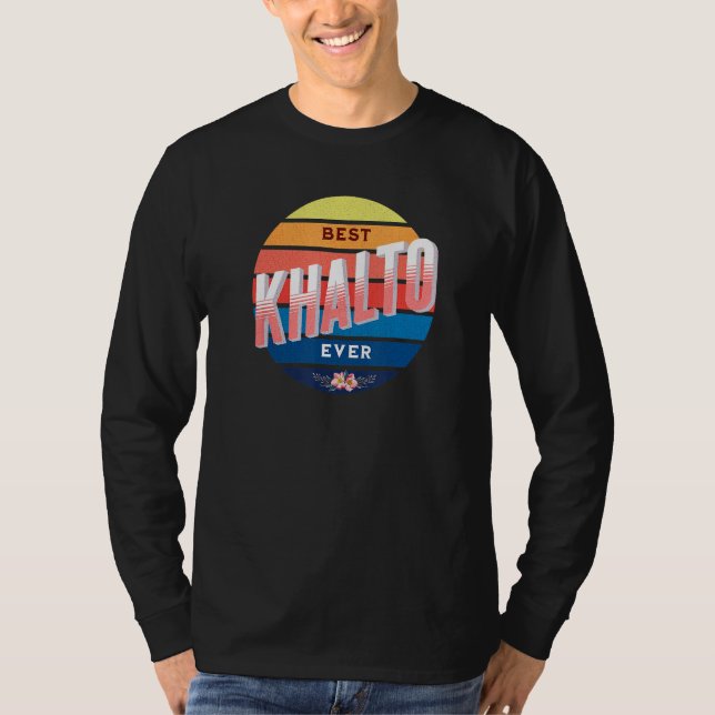 Best Khalto Ever  Aunt Auntie Middle eastern Khalt T Shirt (Framsida)