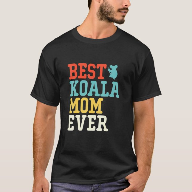 Best Koala Mamma någonsin T Shirt (Framsida)