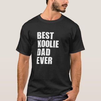 Best Koolie Pappa någonsin funny australisk Koolie T Shirt
