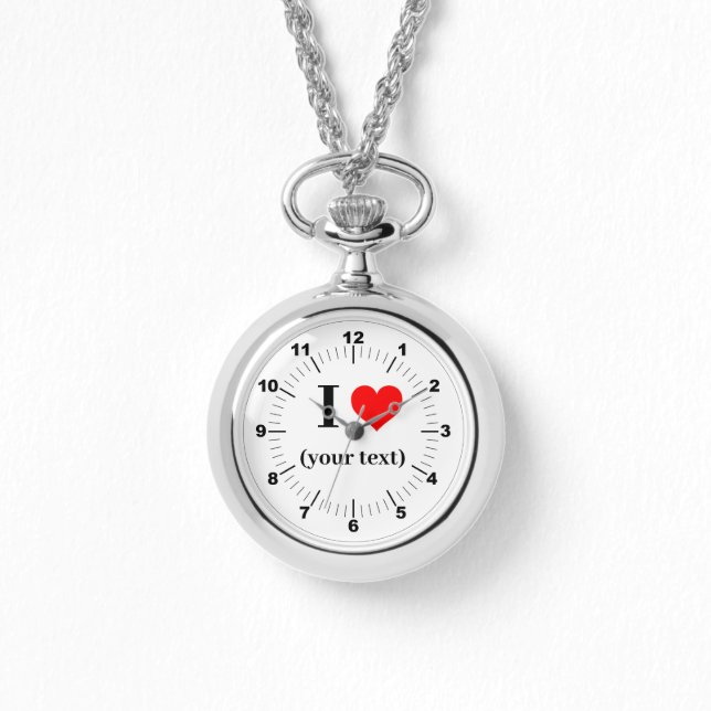 BEST. Kvinnors jag ❤️ Wraparound Silver Watch Armbandsur (Framsida)