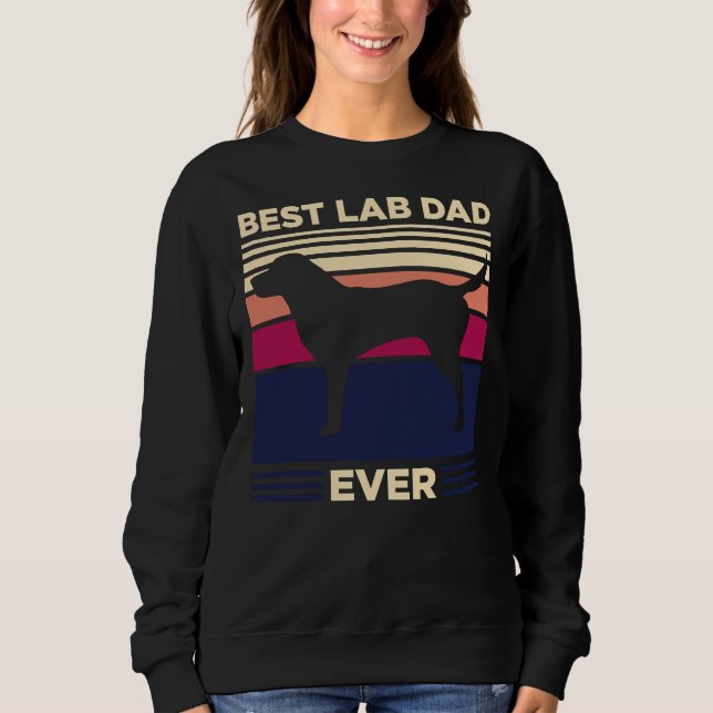 Best Lab Pappa någonsin T Shirt (Framsida)