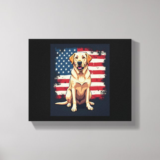 Best Labour För manar Women Gul lab Hund Retriev Canvastryck (Framsida)