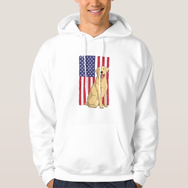 Best Labour För manar Women Gul lab Hund Retriev Hoodie (Framsida)