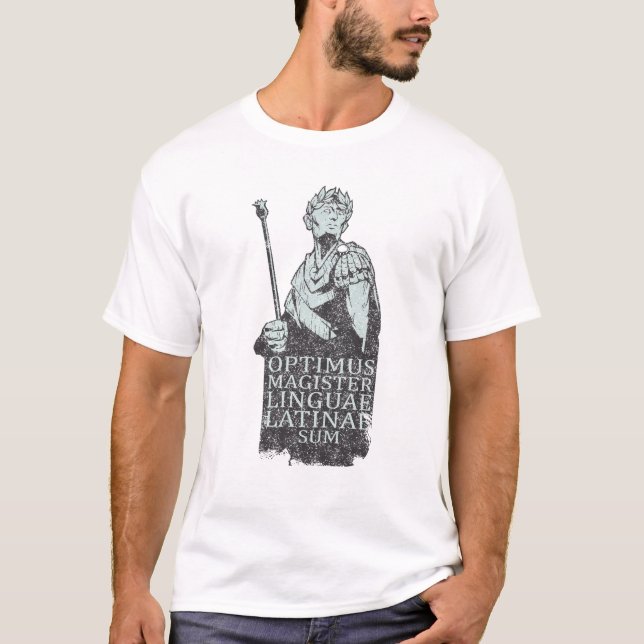 Best Latin Teacher Caesar T Shirt (Framsida)