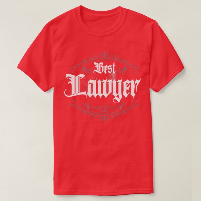 Best Lawyer Classic T Shirt (Design framsida)
