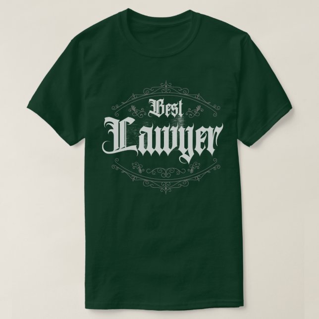 Best Lawyer Classic T Shirt (Design framsida)
