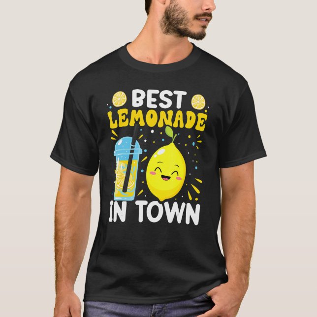 Best Lemonade In Town  For Lemonade Stand T Shirt (Framsida)