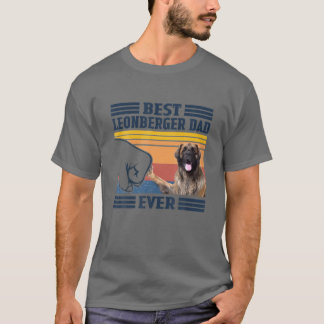 Best Leonberger Dad Ever Vintage Father Day Christ T Shirt