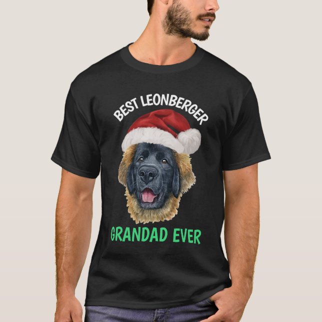 Best Leonberger Grandad Aldrit T-Shirt (Framsida)