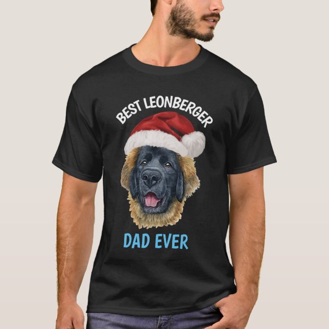 Best Leonberger Pappa någonsin T-Shirt (Framsida)