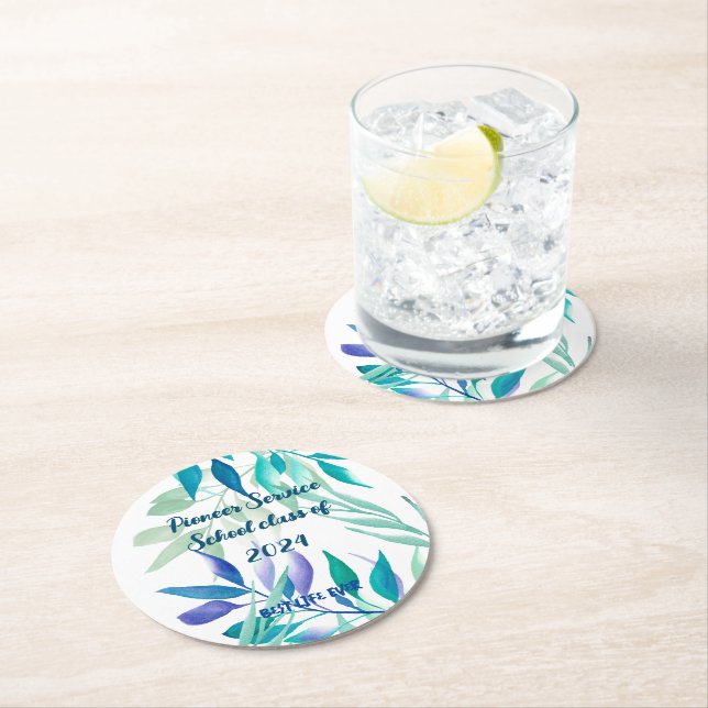 Best Life Ever - Pioneer School  Underlägg Papper Rund (Insitu)