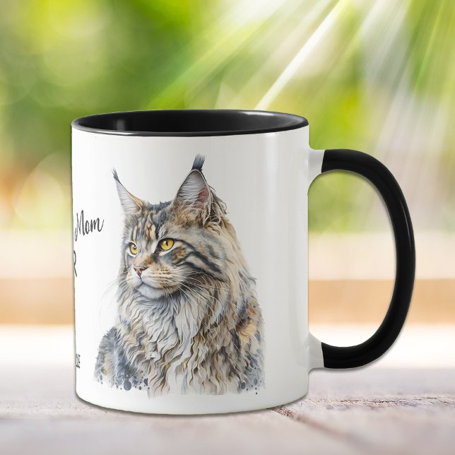 Best Maine Coon Cat Mamma Mugg (Skapare uppladdad)