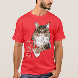 Best Maine Coon Mamma Funny Cat T Shirt