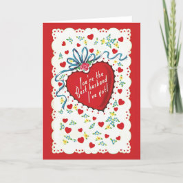 BEST MAKE - retro Valentines day-kort Helgkort