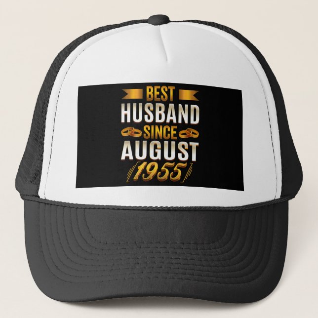 Best Make sedan augusti 1955 Funny Annivesary Keps (Framsida)