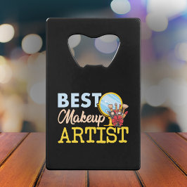 Best Makup Artist - Film Crew Gift Kreditkort Flasköppnare