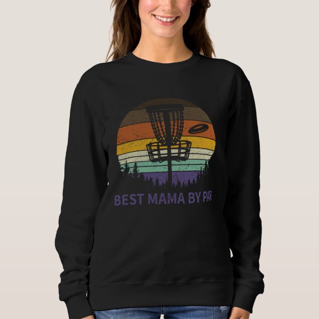 Best Mama By Par Disc Golf Tee  Dad Papa Frisbee G (Framsida)