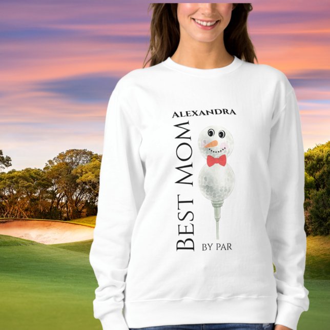 Best Mamma by Par:Golf Boll Snögubbe Red T Shirt (Skapare uppladdad)