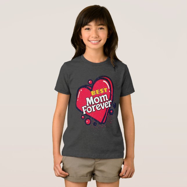 Best Mamma Forever T Shirt (Framsida Full)