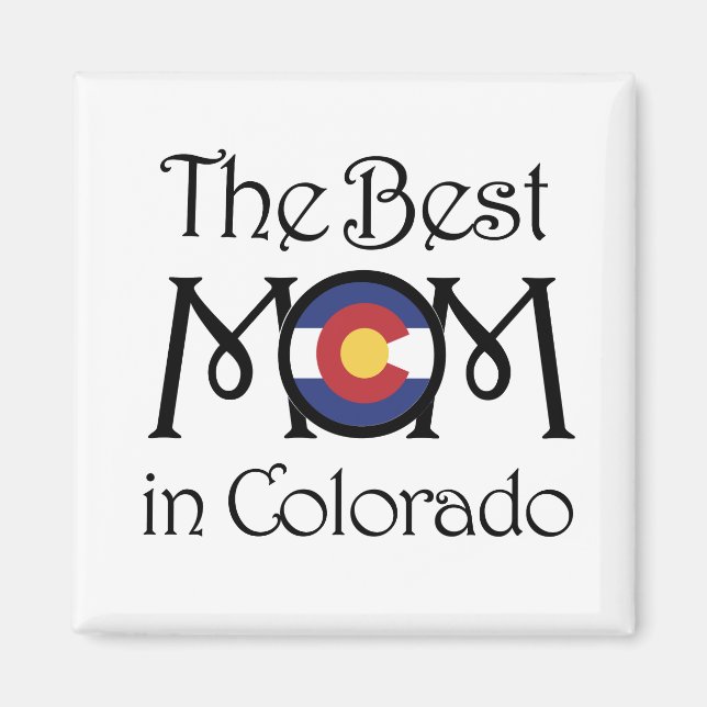 Best Mamma i Colorado Mahnet Magnet (Framsidan)