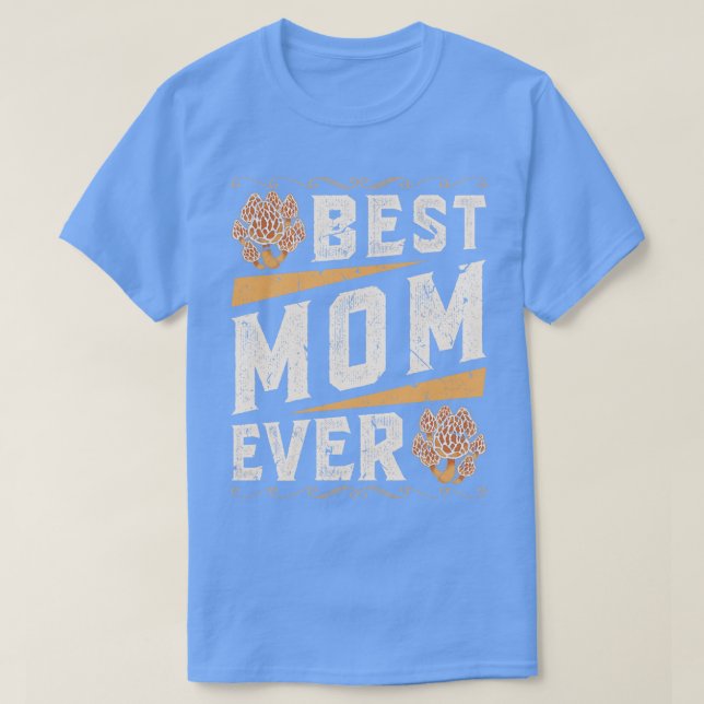 Best Mamma Mushroom Hunter Morel Mushroom T Shirt (Design framsida)