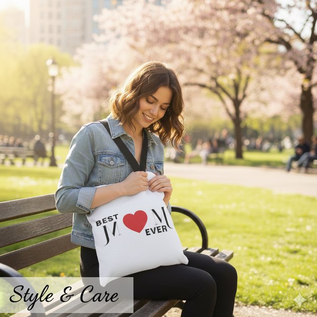 Best MAMMA någonsin Crossbody Bag - Gift Hon ll Kä Axelväska (Best MOM Ever Crossbody Bag – Gift She’ll Love)