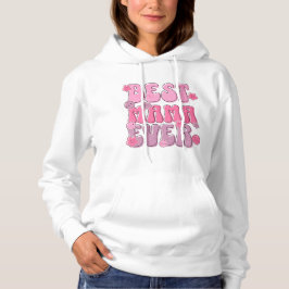 "Best Mamma någonsin" Hoodie - Mysigt och Snyggt f T Shirt