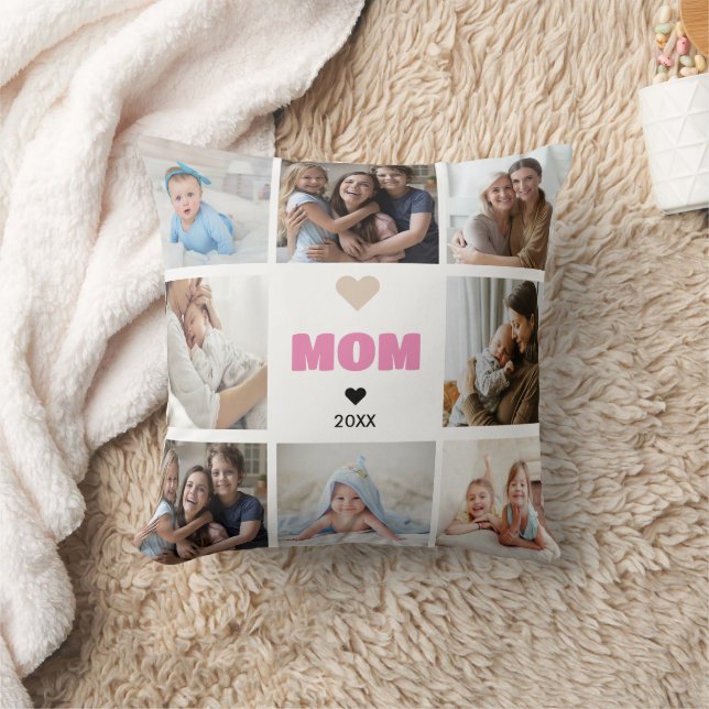 Best Mamma någonsin Photo Collage Keepsaké Kudde (Filt)