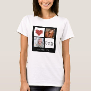 Best Mamma någonsin Photo Collage T-Shirt