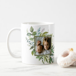 Best Mamma någonsin Photo Greenery Kaffemugg